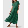 imageANRABESS Women Summer Maxi Dress Short Sleeve Swing Casual Asymmetric Tiered Vacation Long Beach Sundress OutfitsGreen