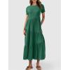 imageANRABESS Women Summer Maxi Dress Short Sleeve Swing Casual Asymmetric Tiered Vacation Long Beach Sundress OutfitsGreen