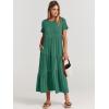 imageANRABESS Women Summer Maxi Dress Short Sleeve Swing Casual Asymmetric Tiered Vacation Long Beach Sundress OutfitsGreen