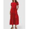 imageANRABESS Women Summer Maxi Dress Short Sleeve Swing Casual Asymmetric Tiered Vacation Long Beach Sundress OutfitsRed