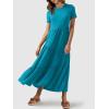 imageANRABESS Women Summer Maxi Dress Short Sleeve Swing Casual Asymmetric Tiered Vacation Long Beach Sundress OutfitsSky Blue