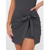imageANRABESS Women Summer Sleeveless Bodycon Tie Waist Romper Skort Mini Tennis Athletic Dress Built Shorts Casual Vacation DressDeep Grey