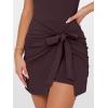 imageANRABESS Women Summer Sleeveless Bodycon Tie Waist Romper Skort Mini Tennis Athletic Dress Built Shorts Casual Vacation DressDeep Red Brown