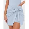 imageANRABESS Women Summer Sleeveless Bodycon Tie Waist Romper Skort Mini Tennis Athletic Dress Built Shorts Casual Vacation DressLight Blue