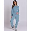 imageANRABESS Womens 2 Piece Sweatsuits Long Sleeve Tight Shirt Tops Joggers Fleece Sweatpants Sets 2025 Fall Sweat Lounge OutfitsGray Blue