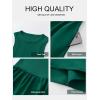 imageANRABESS Womens 2025 Summer Casual Maxi Dress A line Tiered Flowy Short Sleeve Crewneck T Shirt Beach Travel Long DressesDark Green