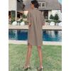 imageANRABESS Womens Button Down Shirt Dress Summer Short Sleeve Business Casual Shift Dresses with Pockets 2025 TrendyDeep Khaki