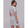 imageANRABESS Womens Dresses 2025 Summer Casual Short Sleeve Crew Neck Elastic Waist Mini T Shirt Dress with PocketsLight Grey