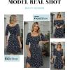 imageANRABESS Womens Half Sleeve Mini Dress 2025 Fall Square Neck Casual Flowy Wedding Guest Dresses Summer Beach Vacation OutfitsBlue Floral