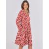 imageANRABESS Womens Long Sleeve Dress 2025 Fall Casual V Neck Tiered Flowy Short Dresses Beach Travel Vacation OutfitsFloral Red
