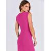 imageANRABESS Womens Slim Fit Tank Dresses Sexy Button Slit Bodycon Business Work Sundresses 2025 Summer Trendy Club Midi DressHot Pink