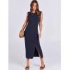 imageANRABESS Womens Slim Fit Tank Dresses Sexy Button Slit Bodycon Business Work Sundresses 2025 Summer Trendy Club Midi DressNavy Blue
