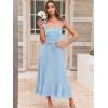 imageANRABESS Womens Square Neck Ruffle Split Midi Elegant Formal Wedding Guest Cocktail Bridesmaid Graduation Party DressesLight Blue