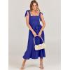 imageANRABESS Womens Square Neck Ruffle Split Midi Elegant Formal Wedding Guest Cocktail Bridesmaid Graduation Party DressesRoyal Blue