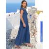 imageANRABESS Womens Summer Casual Maxi Dress V Neck Ruffle Sleeve Long Dresses Fashion Flowy Tiered Boho Beach Vacation SundressBlue