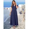 imageANRABESS Womens Summer Casual Maxi Dress V Neck Ruffle Sleeve Long Dresses Fashion Flowy Tiered Boho Beach Vacation SundressNavy Blue