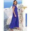 imageANRABESS Womens Summer Casual Maxi Dress V Neck Ruffle Sleeve Long Dresses Fashion Flowy Tiered Boho Beach Vacation SundressRoyal Blue
