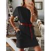 imageANRABESS Womens Summer Casual T Shirt Dresses Short Sleeve Crewneck Striped Mini Shift Dress 2025 Beach Vacation OutfitsBlack