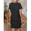 imageANRABESS Womens Summer Casual T Shirt Dresses Short Sleeve Crewneck Striped Mini Shift Dress 2025 Beach Vacation OutfitsBlack