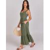 imageANRABESS Womens Summer Sleeveless Maxi Sundress Swing Casual Flowy Tiered Shirts Dress Beach Travel Vacation OutfitsGreen