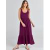 imageANRABESS Womens Summer Sleeveless Maxi Sundress Swing Casual Flowy Tiered Shirts Dress Beach Travel Vacation OutfitsPurple