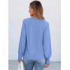 imageANRABESS Long Sleeve Shirts for Women 2025 Fall Dressy Casual Tops Pleated Crewneck Loose Basic Blouses FashionLight Blue