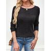 imageANRABESS Long Sleeve Shirts for Women Crewneck Tunic Tops Business Casual Fit Fall Lightweight Sweaters Fashion Clothes 2025Black