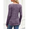 imageANRABESS Long Sleeve Shirts for Women Crewneck Tunic Tops Business Casual Fit Fall Lightweight Sweaters Fashion Clothes 2025Purple