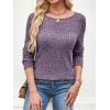 imageANRABESS Long Sleeve Shirts for Women Crewneck Tunic Tops Business Casual Fit Fall Lightweight Sweaters Fashion Clothes 2025Purple