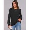 imageANRABESS Long Sleeve Shirts for Women Fall Fashion 2025 Dressy Casual Blouses Trendy Pleated Tunic Tops OutfitsBlack