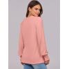 imageANRABESS Long Sleeve Shirts for Women Fall Fashion 2025 Dressy Casual Blouses Trendy Pleated Tunic Tops OutfitsPink