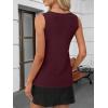 imageANRABESS Tank Top for Women Dressy Casual Business Work Blouses Sleeveless V Neck Textured Tops 2025 Spring Summer OutfitsBurgundy