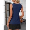 imageANRABESS Tank Top for Women Dressy Casual Business Work Blouses Sleeveless V Neck Textured Tops 2025 Spring Summer OutfitsNavy Blue