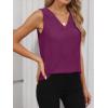 imageANRABESS Tank Top for Women Dressy Casual Business Work Blouses Sleeveless V Neck Textured Tops 2025 Spring Summer OutfitsPurple