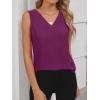 imageANRABESS Tank Top for Women Dressy Casual Business Work Blouses Sleeveless V Neck Textured Tops 2025 Spring Summer OutfitsPurple