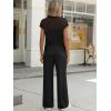 imageANRABESS Women 2 Piece Lounge Sets Crochet Knit Sweater Vest Wide Leg Pants Summer Casual Travel Matching Outfits ClothesBlack