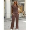 imageANRABESS Women 2 Piece Lounge Sets Crochet Knit Sweater Vest Wide Leg Pants Summer Casual Travel Matching Outfits ClothesBrown