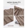 imageANRABESS Women 2 Piece Lounge Sets Crochet Knit Sweater Vest Wide Leg Pants Summer Casual Travel Matching Outfits ClothesLight Brown