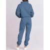 imageANRABESS Women 2 Piece Outfits Sweatsuit Oversized Half Zip Sweatshirt Jogger Sweatpants Tracksuit Lounge Set 2025 ClothesBlue