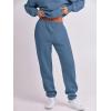 imageANRABESS Women 2 Piece Outfits Sweatsuit Oversized Half Zip Sweatshirt Jogger Sweatpants Tracksuit Lounge Set 2025 ClothesBlue