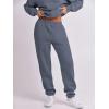imageANRABESS Women 2 Piece Outfits Sweatsuit Oversized Half Zip Sweatshirt Jogger Sweatpants Tracksuit Lounge Set 2025 ClothesDark Grey