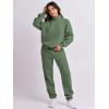 imageANRABESS Women 2 Piece Outfits Sweatsuit Oversized Half Zip Sweatshirt Jogger Sweatpants Tracksuit Lounge Set 2025 ClothesDeep Green