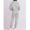 imageANRABESS Women 2 Piece Outfits Sweatsuit Oversized Half Zip Sweatshirt Jogger Sweatpants Tracksuit Lounge Set 2025 ClothesGrey