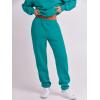 imageANRABESS Women 2 Piece Outfits Sweatsuit Oversized Half Zip Sweatshirt Jogger Sweatpants Tracksuit Lounge Set 2025 ClothesLake
