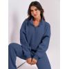 imageANRABESS Women 2 Piece Outfits Sweatsuit Oversized Half Zip Sweatshirt Jogger Sweatpants Tracksuit Lounge Set 2025 ClothesNavy Blue