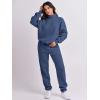 imageANRABESS Women 2 Piece Outfits Sweatsuit Oversized Half Zip Sweatshirt Jogger Sweatpants Tracksuit Lounge Set 2025 ClothesNavy Blue