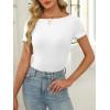 imageANRABESS Women Boat Neck Tops Short Sleeve TShirts Ribbed Knit Tight Fitted Basic Tees Shirts 2025 Summer ClothesWhite