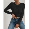 imageANRABESS Women Long Sleeve Tops Slim Fitted Business Casual Shirts Rib Textured TShirts 2025 Fall Outfits Dressy Work BlouseBlack