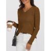imageANRABESS Womens 100 Wool Sweaters V Neck Long Sleeve Work Business Casual Basic Pullover Sweater Tops 2025 Fall OutfitsCaramel