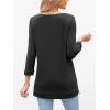 imageANRABESS Womens 34 Length Sleeve Tops V Neck Basic Tee Shirts 2025 Spring Summer Dressy Casual Tunic Blouses OutfitsBlack